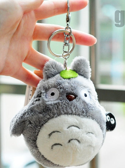 Toy Treasure Mini 10cm My Neighbor Totoro Plush Toy – Kawaii Anime Totoro Keychain, Soft Stuffed Totoro Doll, Cute Cartoon Collectible Gift