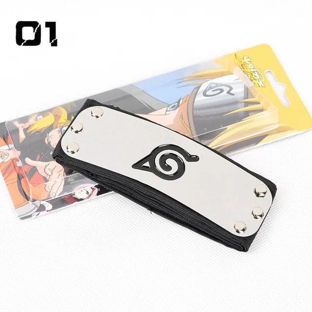 Anime Naruto Headband Cosplay Hot Sell Kids Toys Unisex Fashionable Guard Headband Cartoon Accessories Toy Gifts